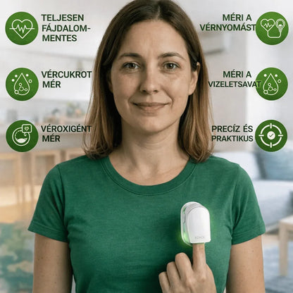 GlucoCare™ – Mindennapi jó közérzet fájdalommentes 3 az 1-ben ellenőrzéssel