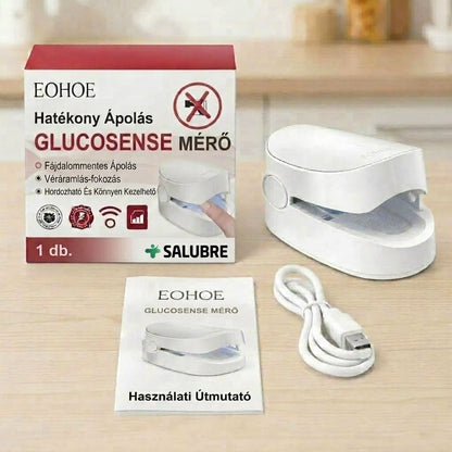 GlucoSense™ – Mindennapi jó közérzet fájdalommentes 3 az 1-ben ellenőrzéssel