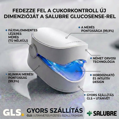 GlucoSense™ – Mindennapi jó közérzet fájdalommentes 3 az 1-ben ellenőrzéssel