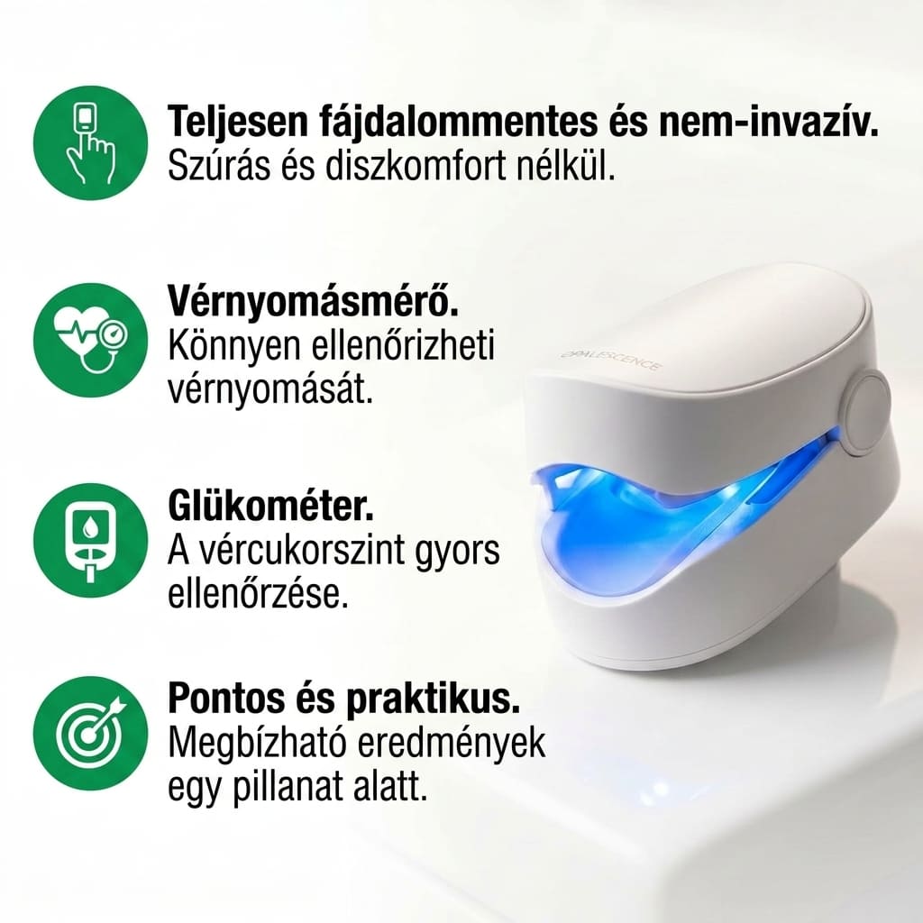GlucoSense™ – Mindennapi jó közérzet fájdalommentes 3 az 1-ben ellenőrzéssel